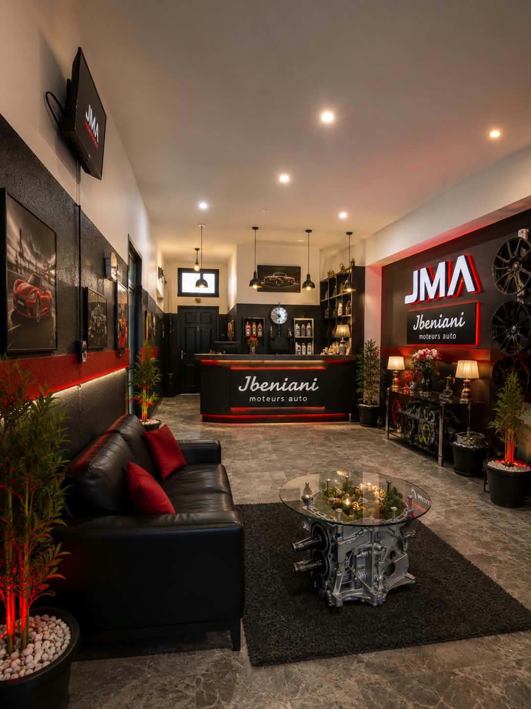 Espace d’accueil Jbeniani Moteurs Autos
